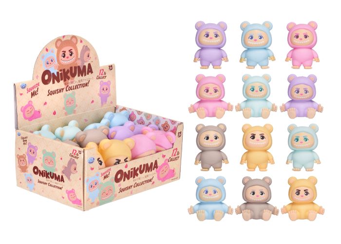ONIKUMA Squishy 13cm 12ass In espo da 12pz…x72